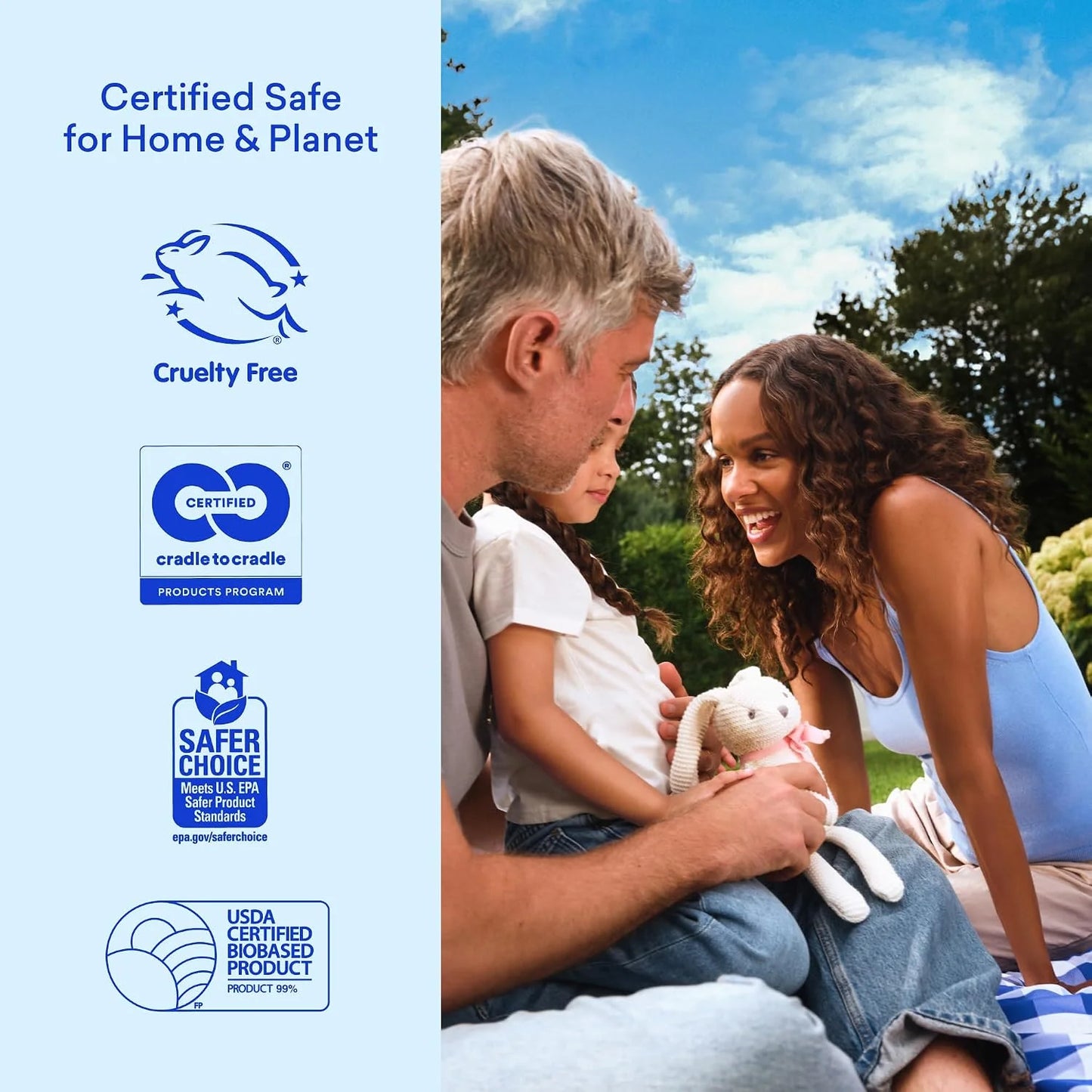 BLUELAND Oxi Laundry Booster Powder, Clear Skies Scent, 17.6 oz
