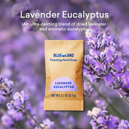 BLUELAND Foaming Hand Soap Refill Tablets, 10-Pack, Lavender Eucalyptus