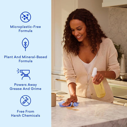 BLUELAND Multi-surface Spray Cleaner, 10-Pack Refill, Fresh Lemon