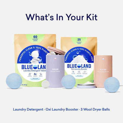 BLUELAND Laundry Essentials Kit, Free & Clear
